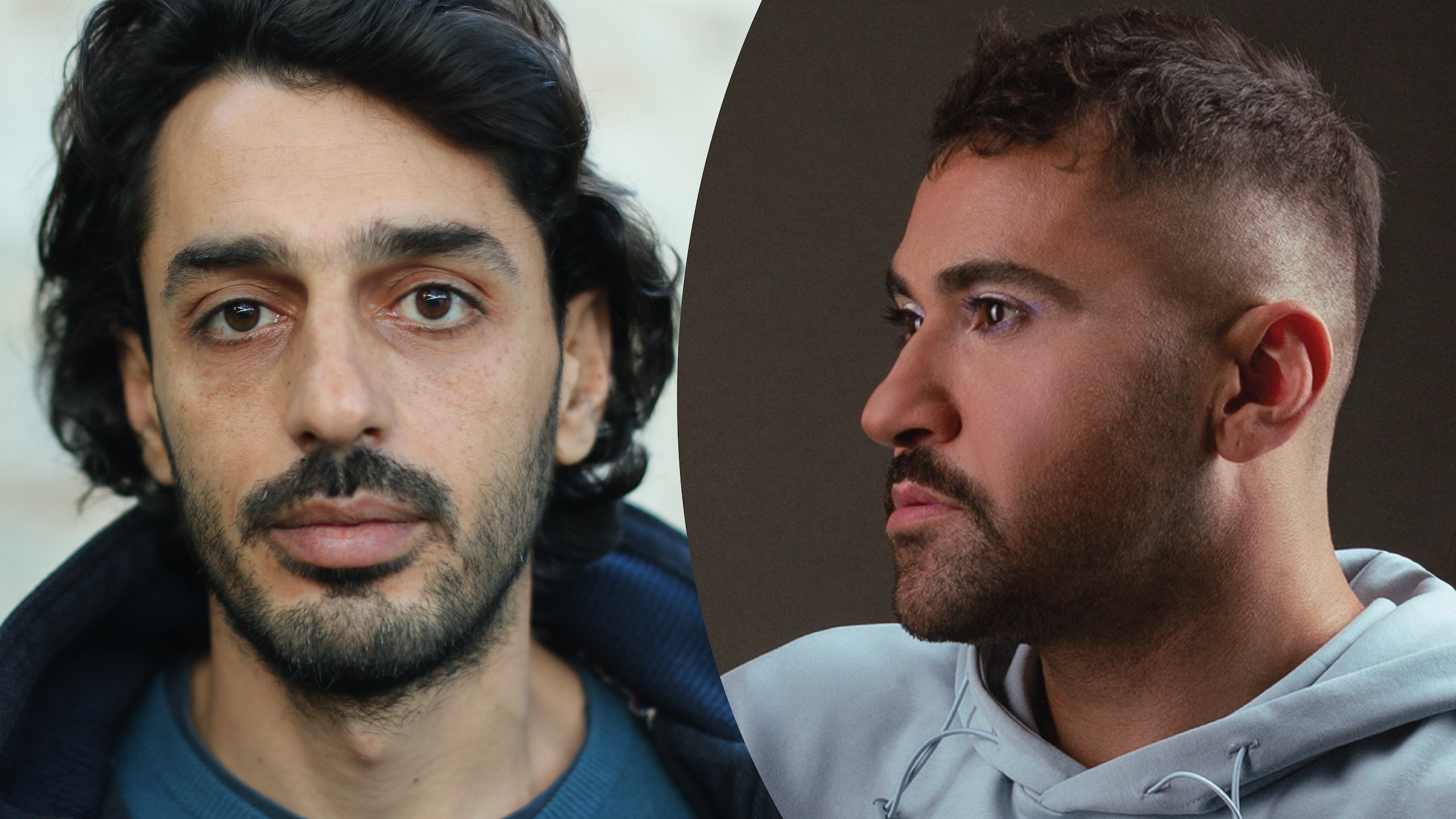 Mithkal Alzghair (links) und Yousef Iskandar sind mit ihren Produktionsvorhaben bald zu Gast in Hamburg.