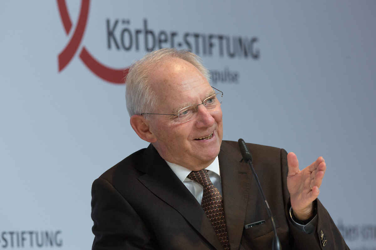 Wolfgang Schäuble, Federal Minister of Finance of the Federal Republic of Germany