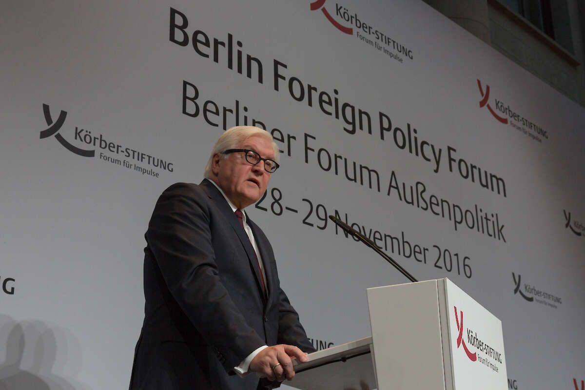 Frank-Walter Steinmeier, Federal Minister of Foreign Affairs of the Federal Republic of Germany