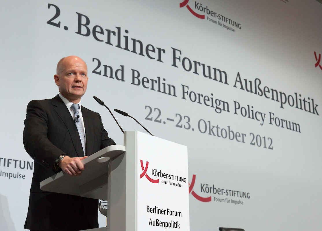 William Hague, MP, Secretary of State for Foreign & Commonwealth Affairs of the United Kingdom