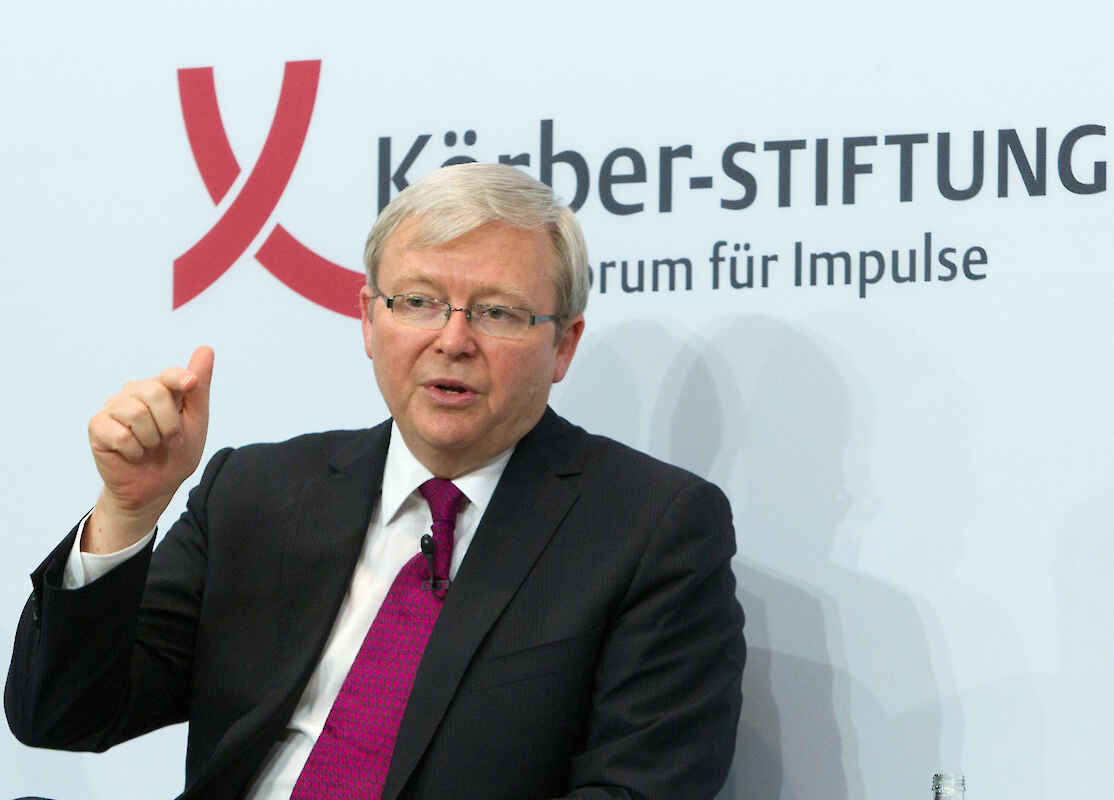 Kevin Rudd, MP, former Prime Minister of Australia