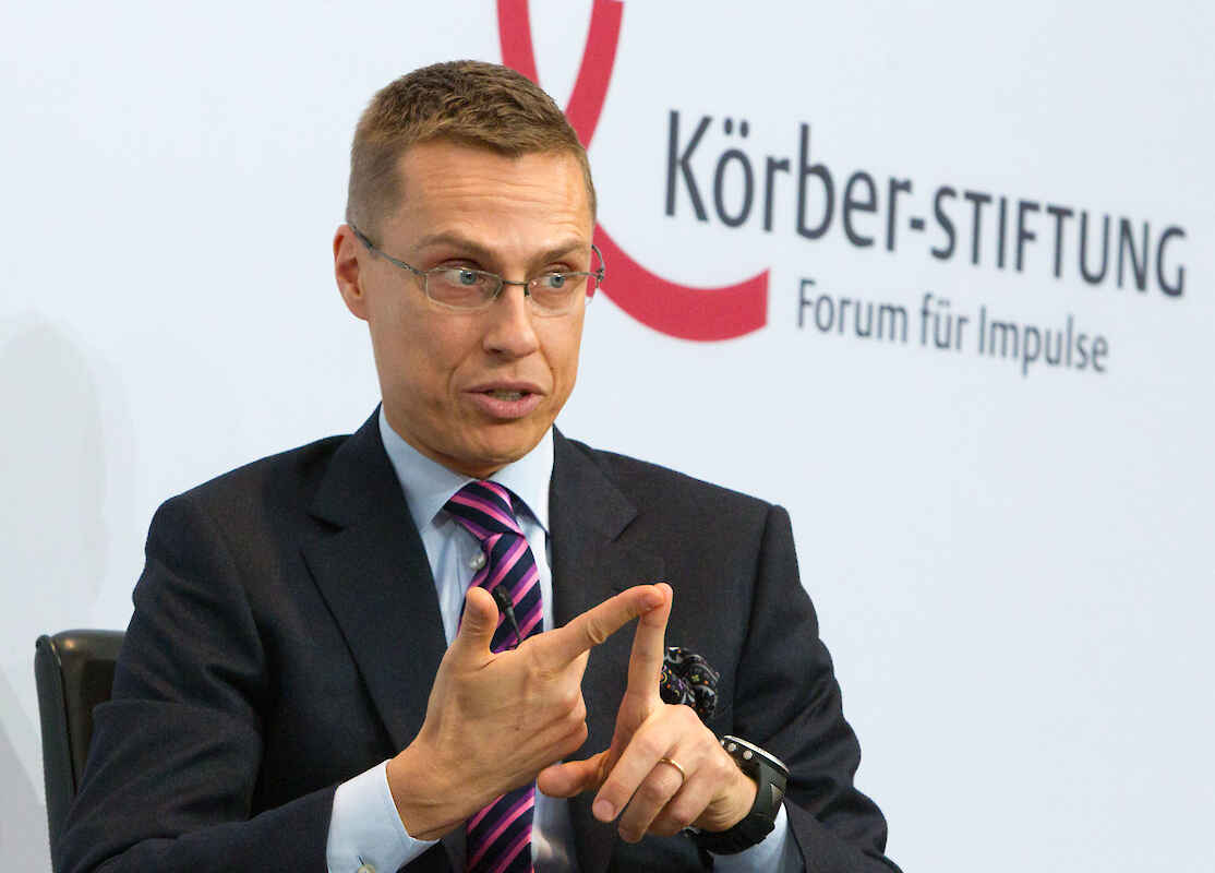 Alexander Stubb, MP, Minister für europäische Angelegenheiten und Außenhandel der Republik Finnland