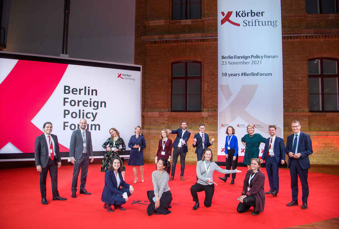 Das Team hinter dem Berliner Forum Außenpolitik 2021