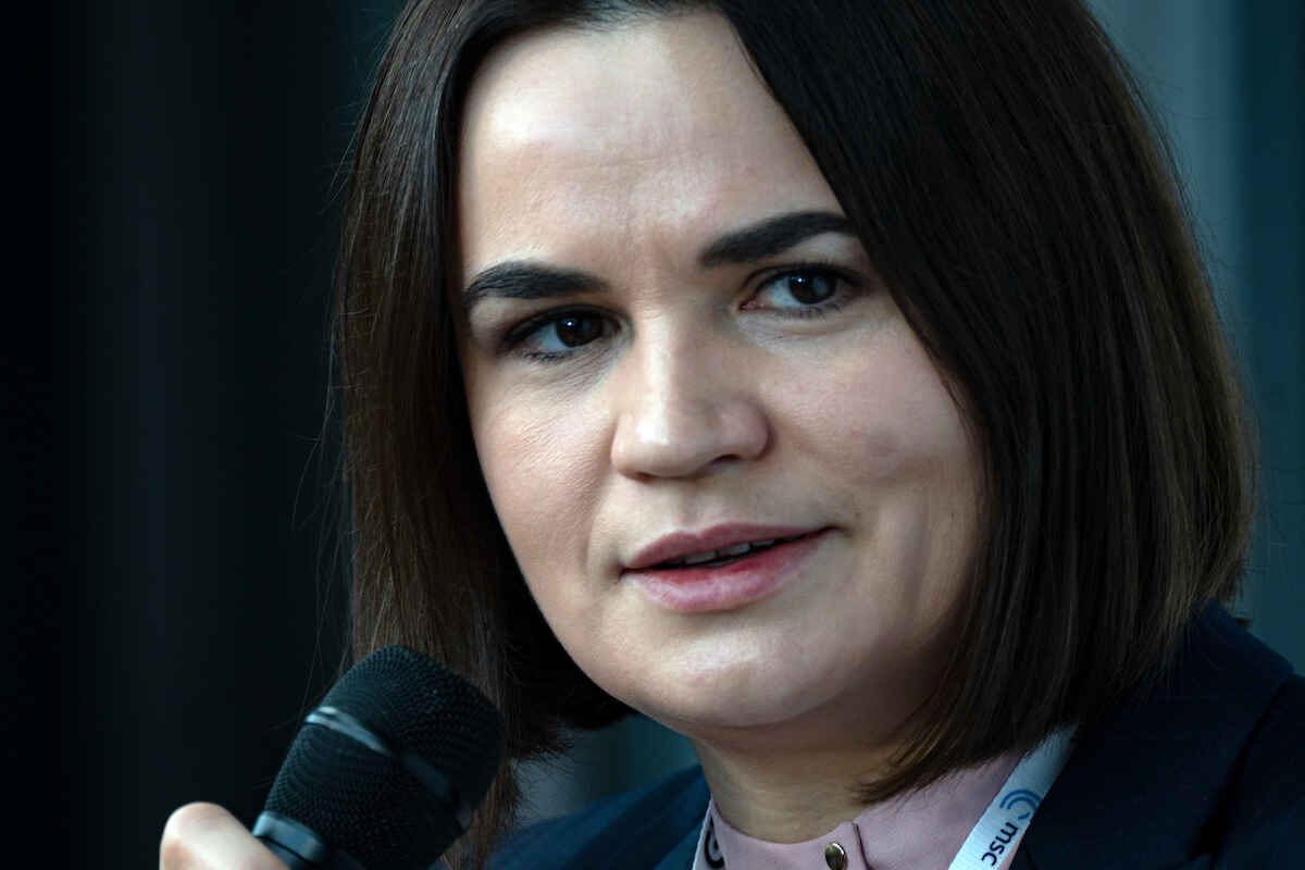 Svetlana Tichanowskaja, belarussische Oppositionsführerin