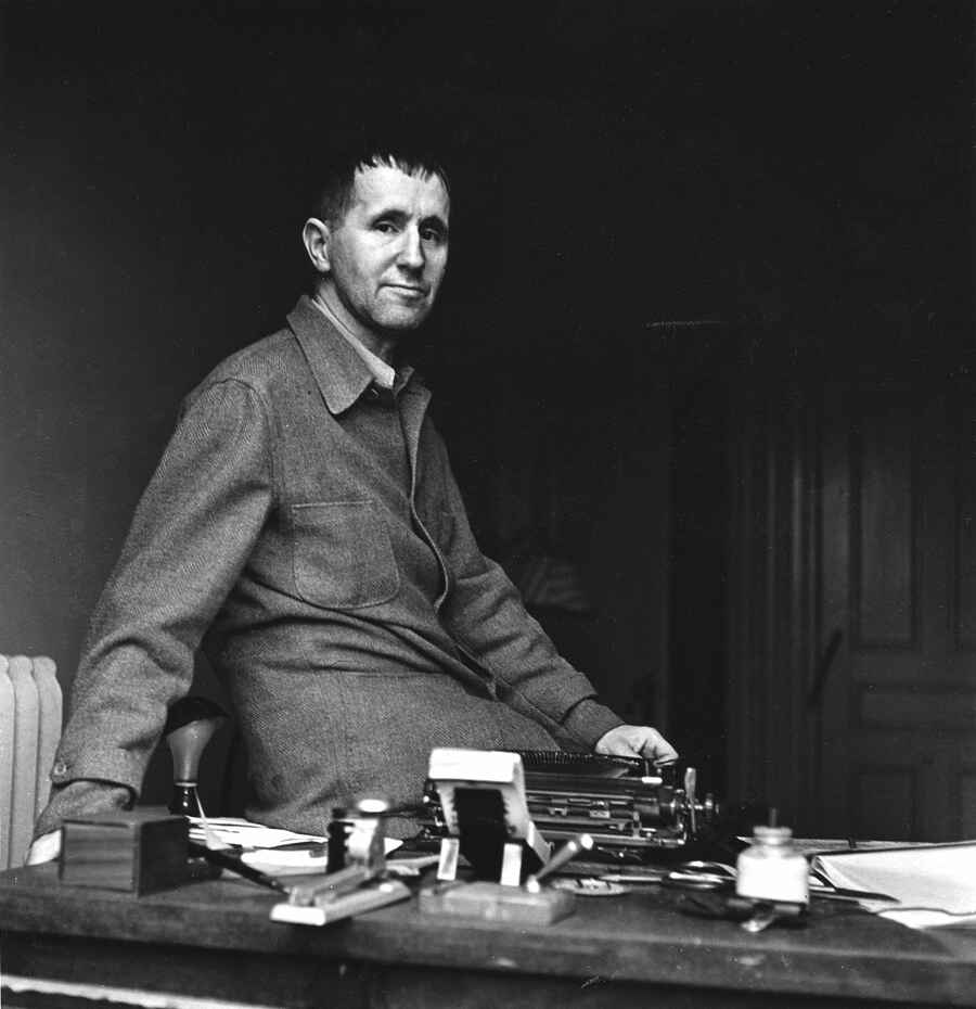 1933 vor den Nazis ins Exil geflohen: Bertolt Brecht