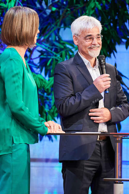 Heinz Frey mit Inka Schneider