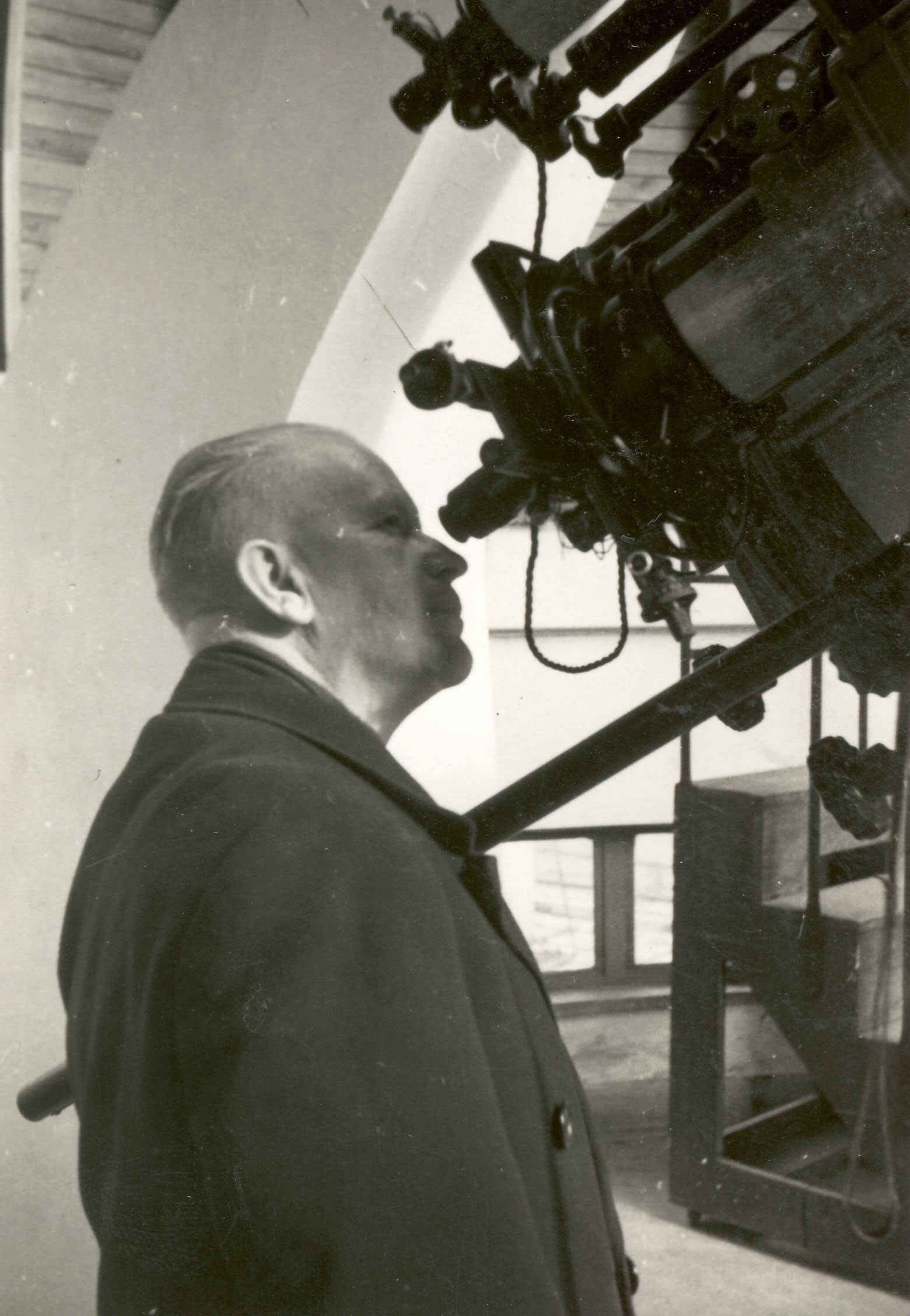 Wolfgang Gleissberg in der Sternwarte in Istanbul, 1951