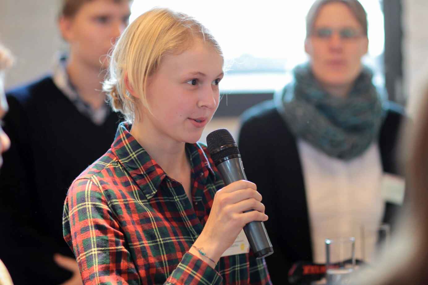 Julia Weber, Preisträgerin des Geschichtswettbewerbs, nahm 2015 an der Jugendbegegnung des Bundestags teil