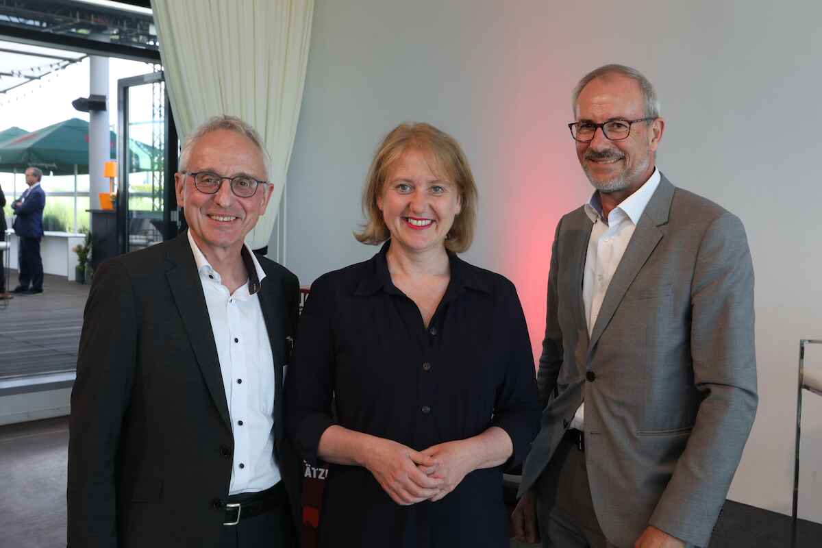 Dr. Lothar Dittmer, Bundesfamilienministerin Lisa Paus und Sven Tetzlaff