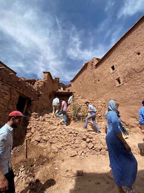 The Network exploring the Kasbah of Ait Ben Haddou