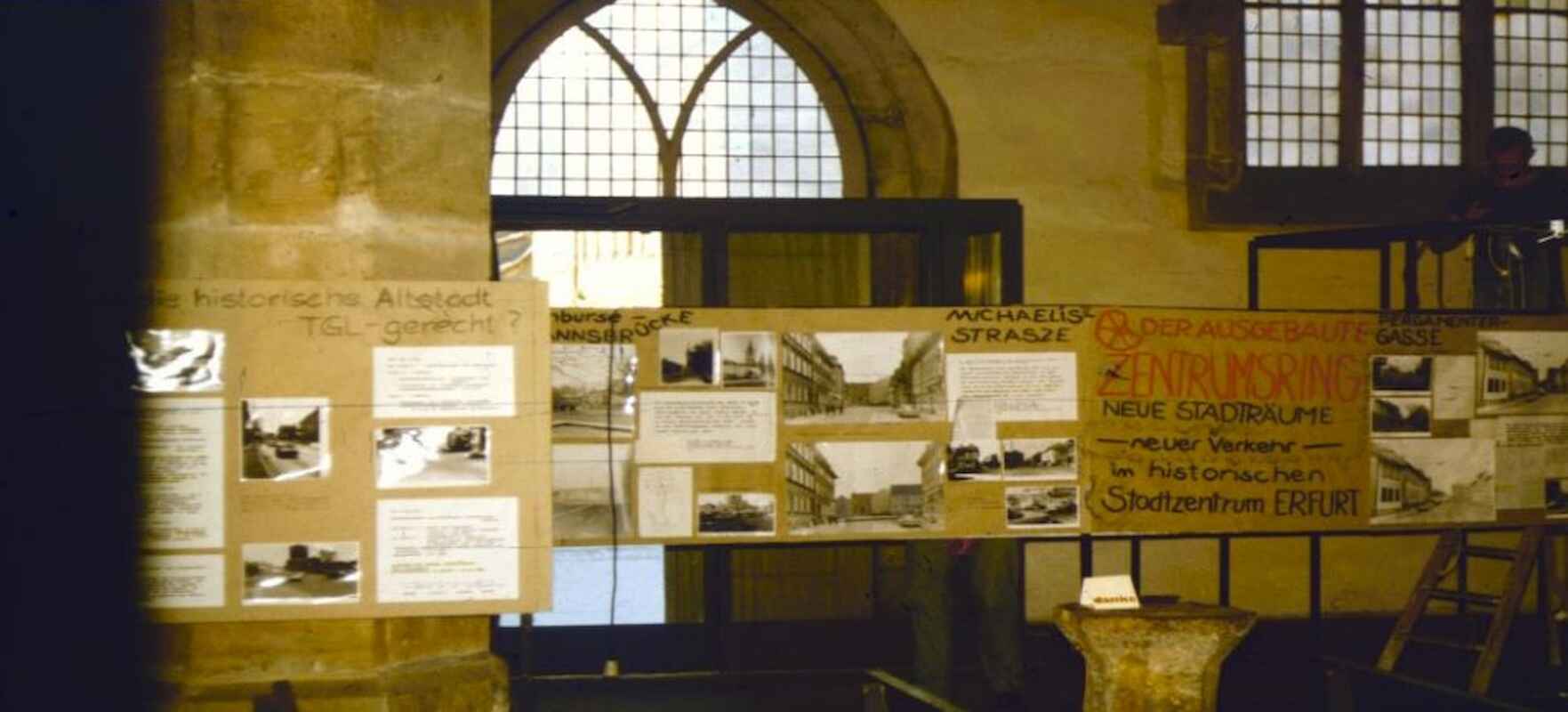 Ausstellung in der Andreaskirche 1987.