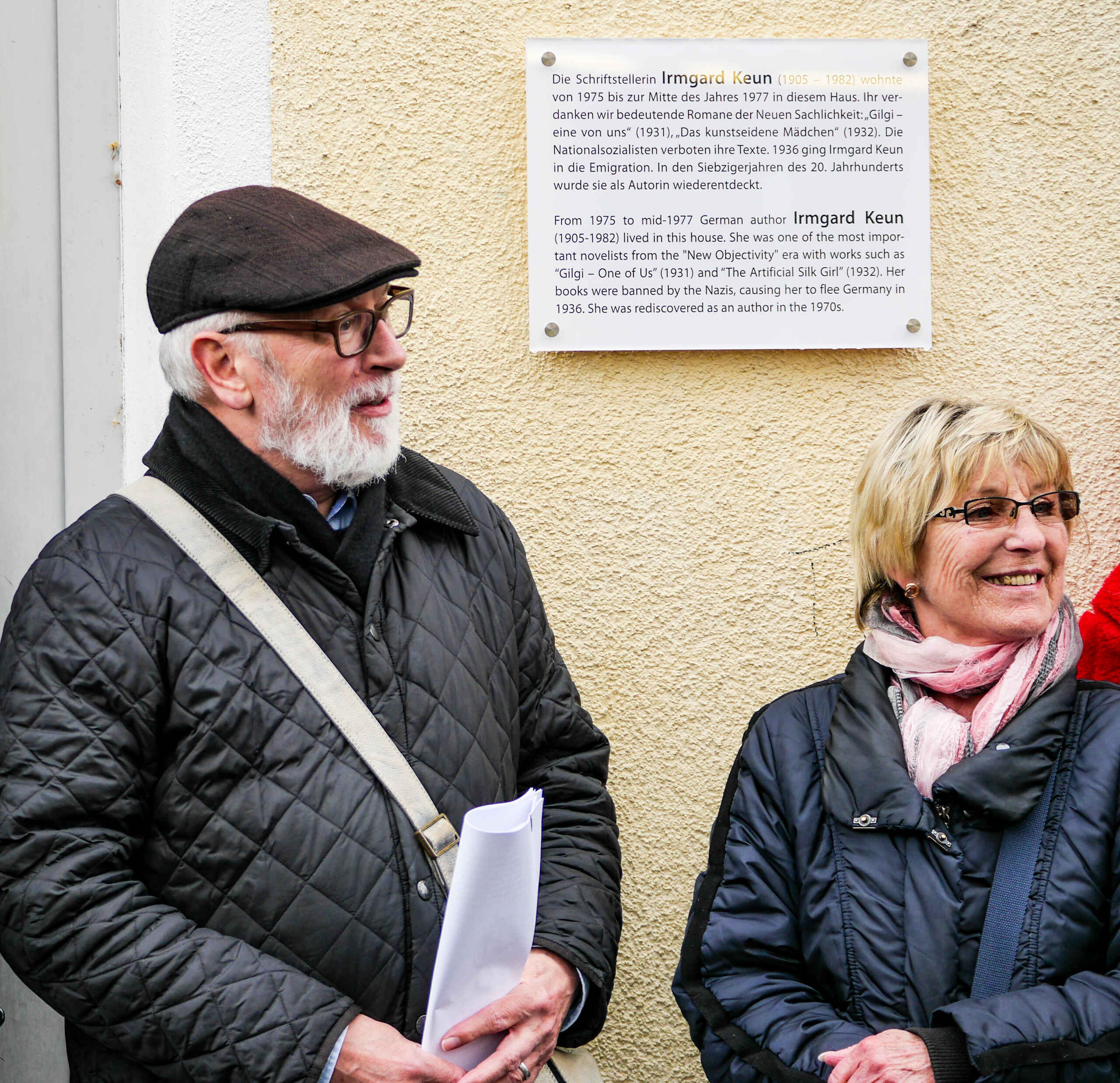 Gedenktafel für Irmgard Keun in der Breite Straße, Bonn