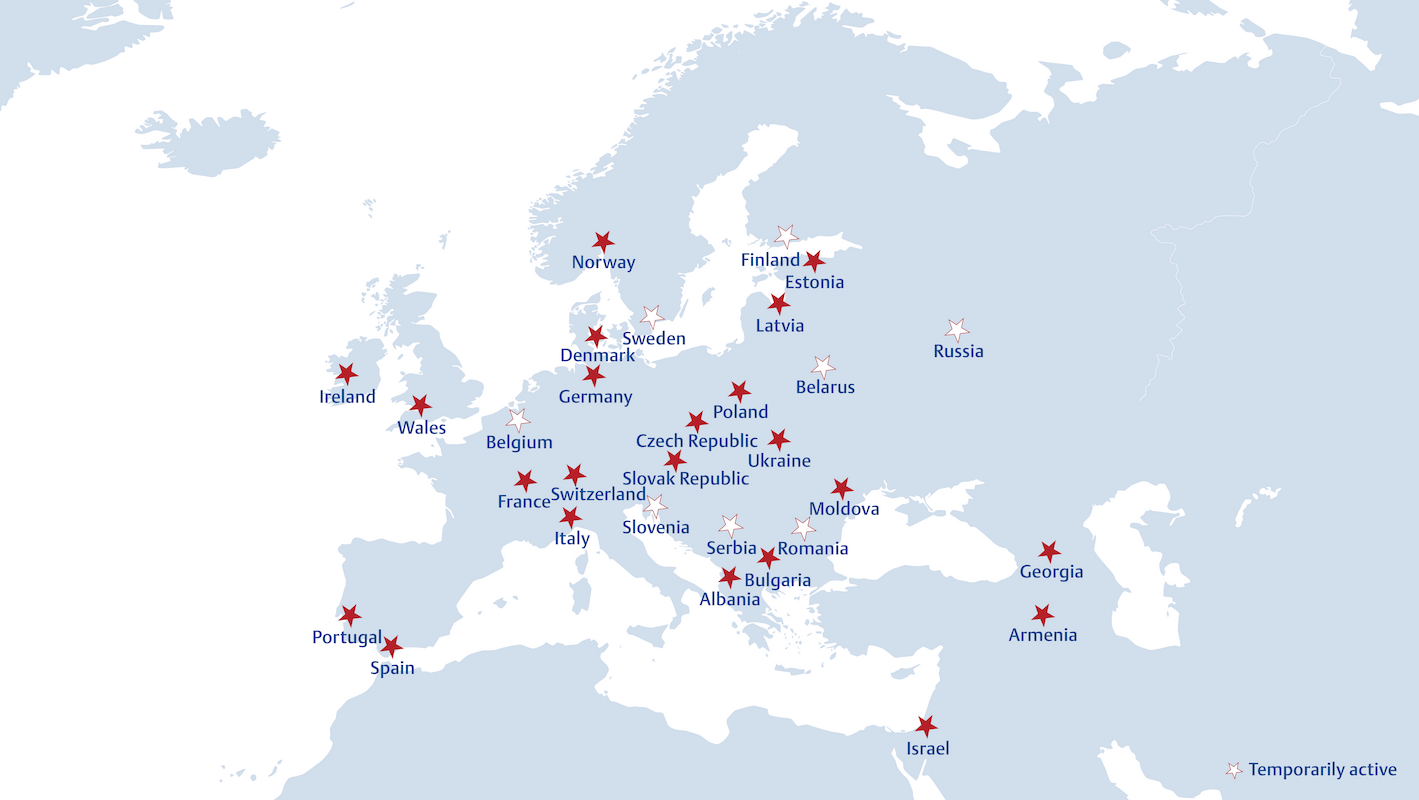 Das EUSTORY-Netzwerk ist europaweit aktiv.