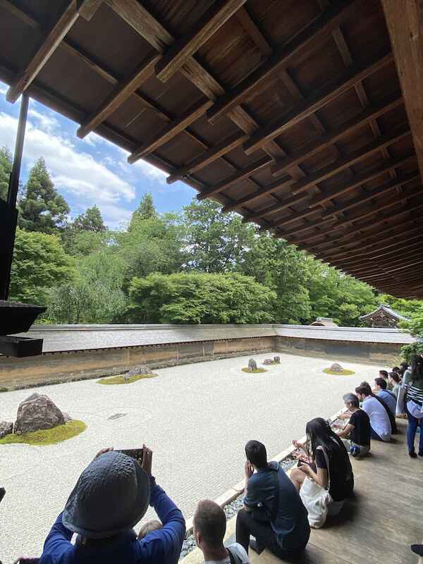 KNA zu Besuch im Tempel Ryoan-ji